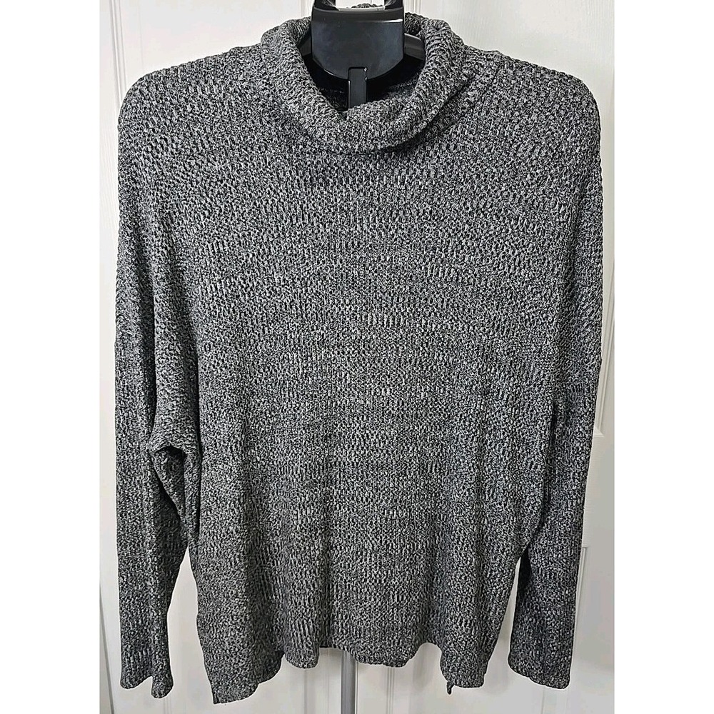 American Eagle Women's XL Gray Sweater Soft & Sexy Plush Cowl Neck